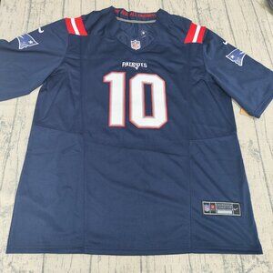 NIKE Patriots Drake Maye Vapor Limited Jersey